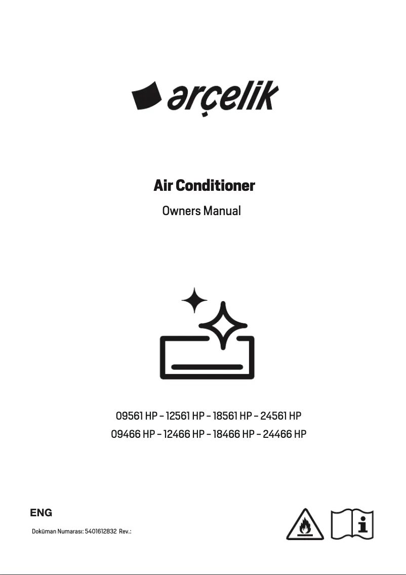 Page n°1 - Manuel utilisateur Arçelik 24465 HP