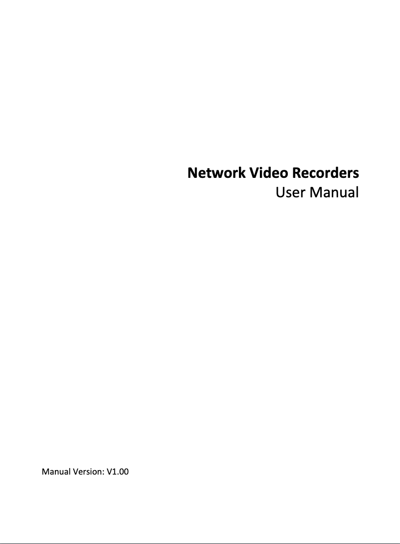 Page n°1 - Manuel utilisateur REVO RU81B6G-2T