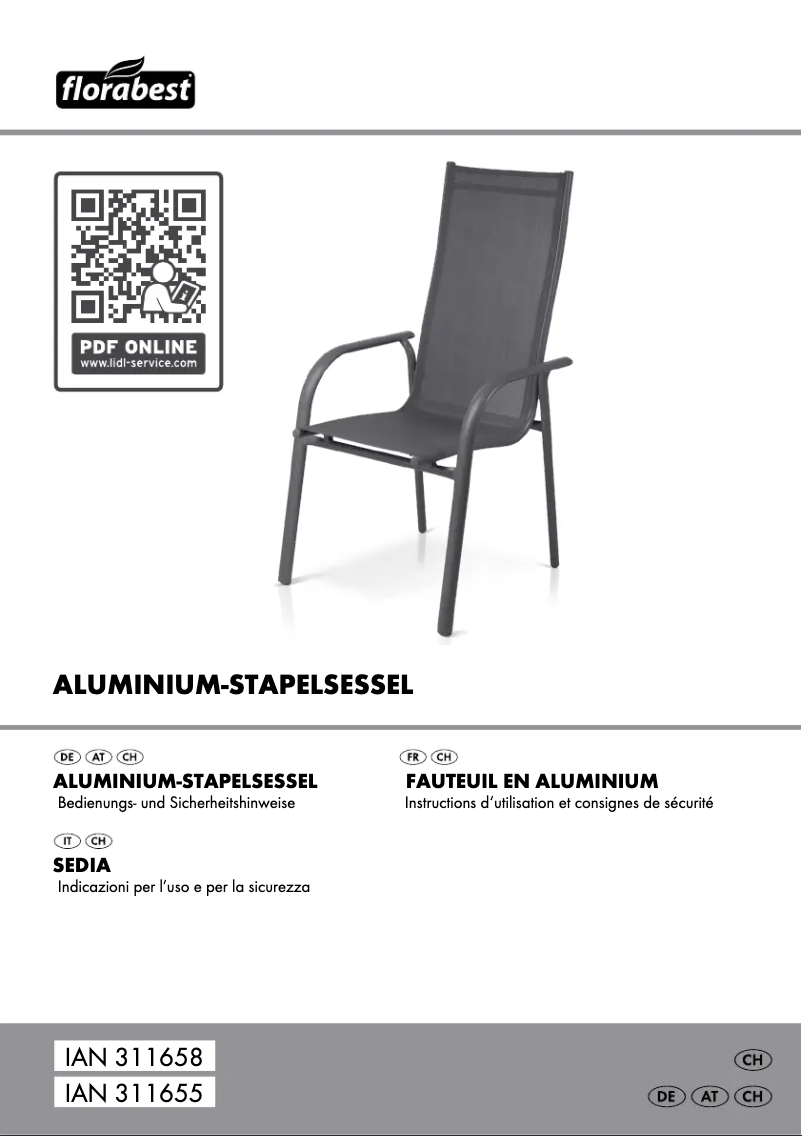 Page 1 de la notice Manuel utilisateur Florabest HG04388A