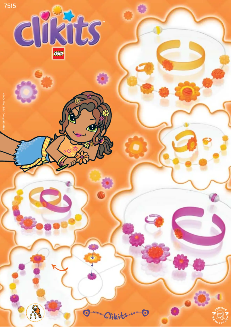 Page 1 de la notice Manuel utilisateur Lego Striped Sunny Jewels