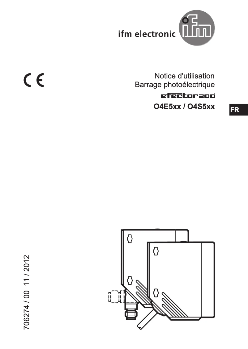 Page n°1 - Manuel utilisateur IFM O4E501