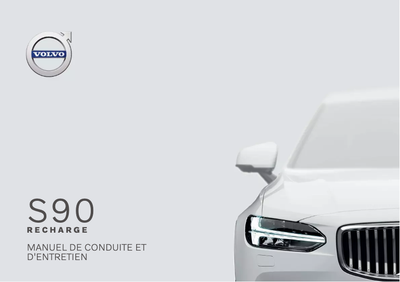 Page 1 de la notice Manuel utilisateur Volvo S90 Recharge Plug-in hybrid (2020)