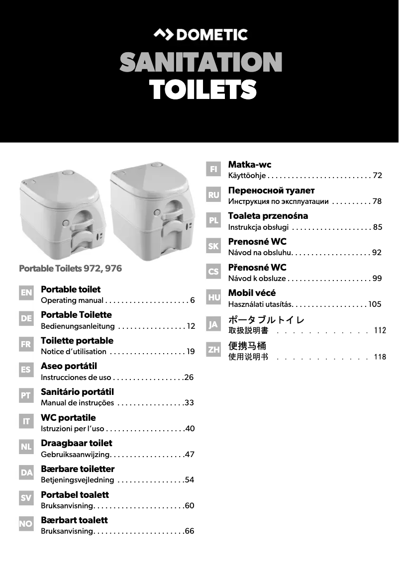 Image de la première page du manuel de l'appareil 976