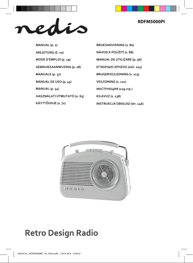 Page n°1 - Manuel utilisateur Nedis RDFM5000PI