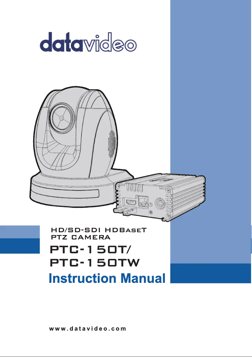 Image de la première page du manuel de l'appareil PTC-150T