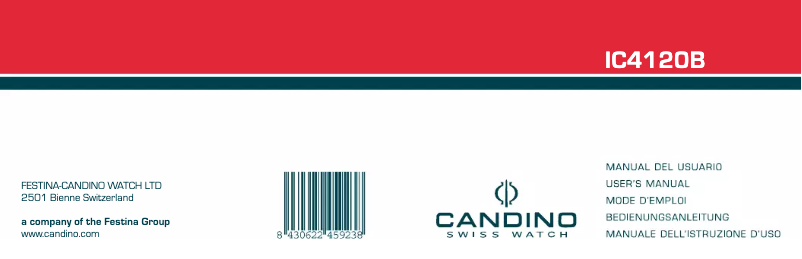 Page n°1 - Manuel utilisateur Candino C4405