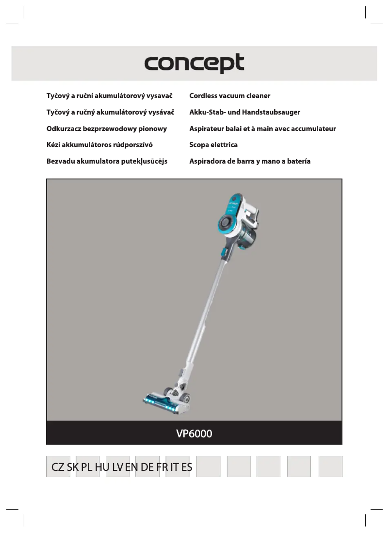 Image de la première page du manuel de l'appareil Perfect Clean VP6000