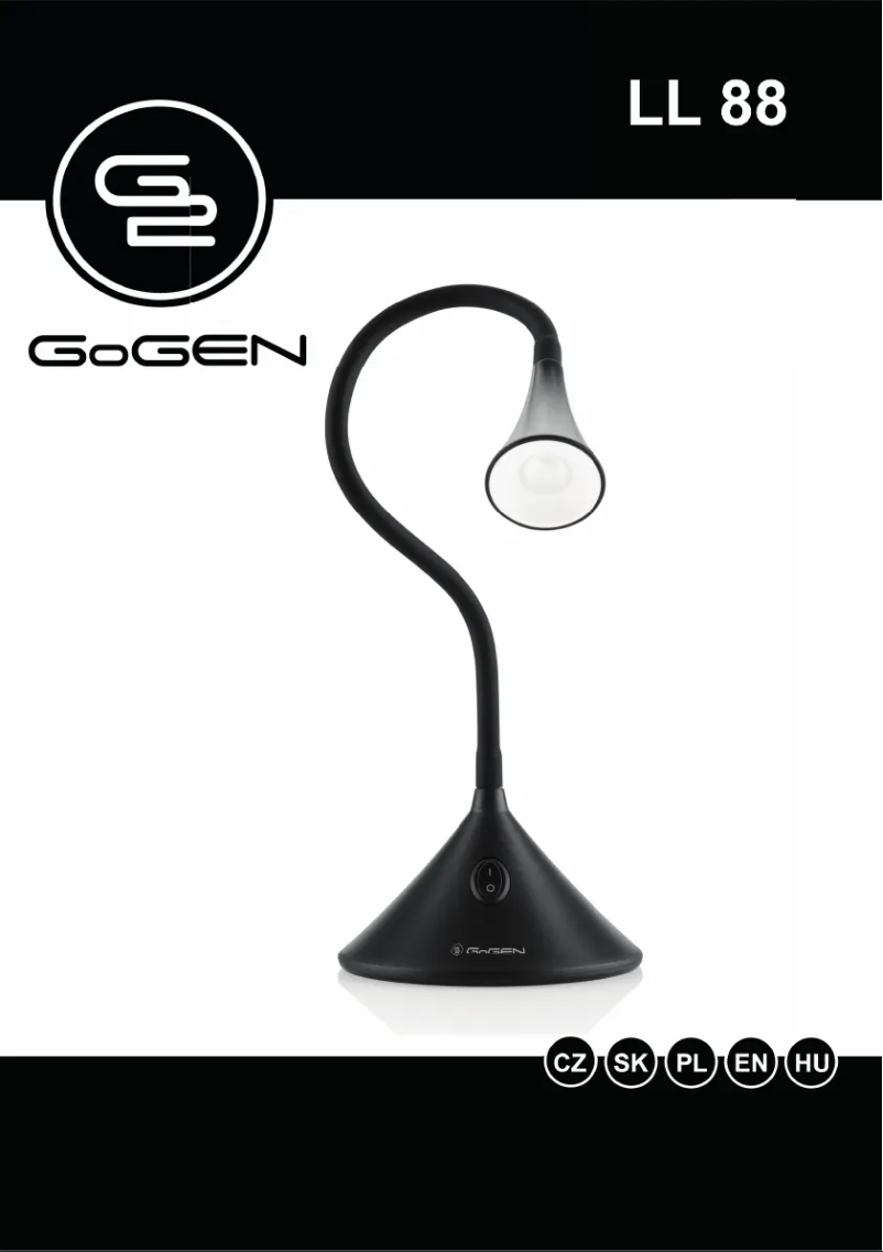 Page 1 de la notice Manuel utilisateur GoGen LL88