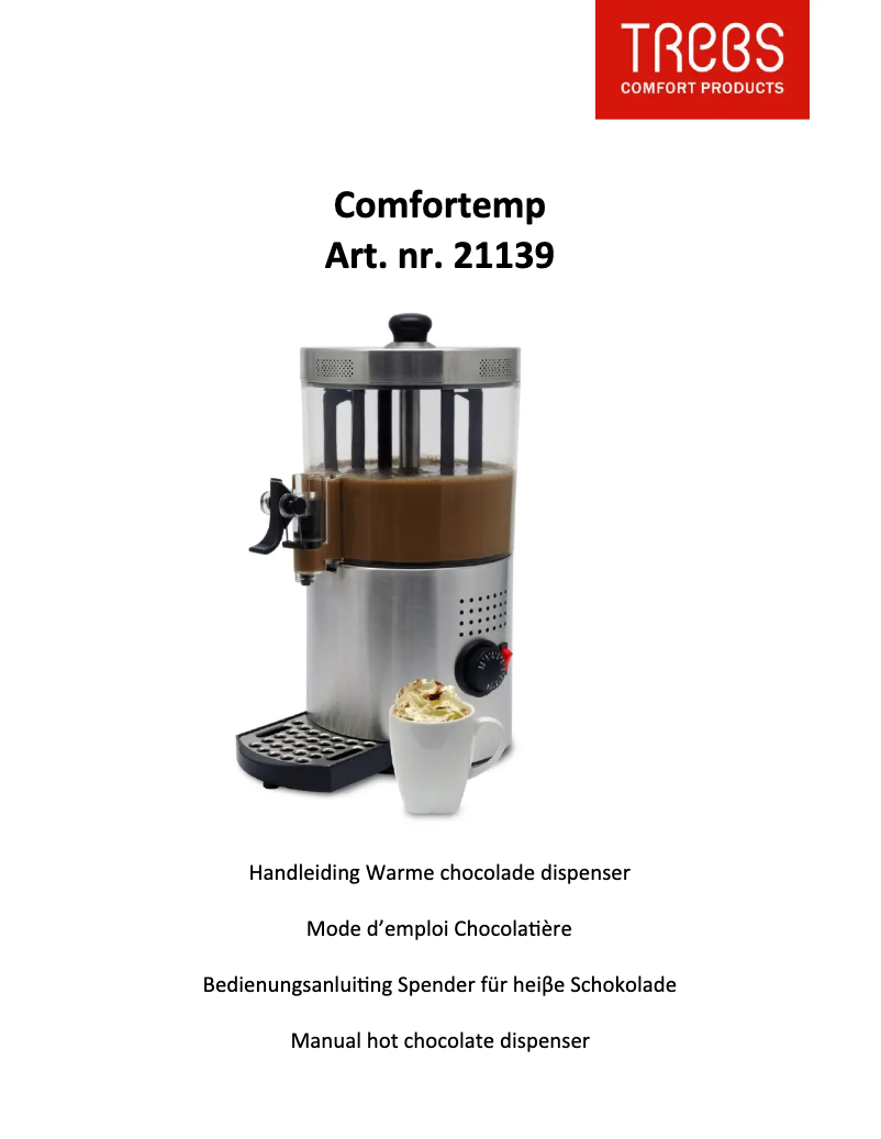 Page 1 de la notice Manuel utilisateur Trebs Comfortemp 21139