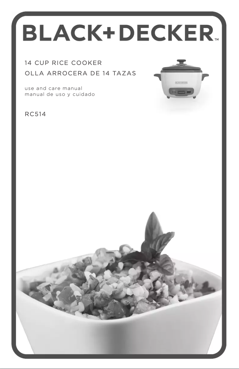 Page 1 de la notice Manuel utilisateur Applica BD 14c Rice Cooker