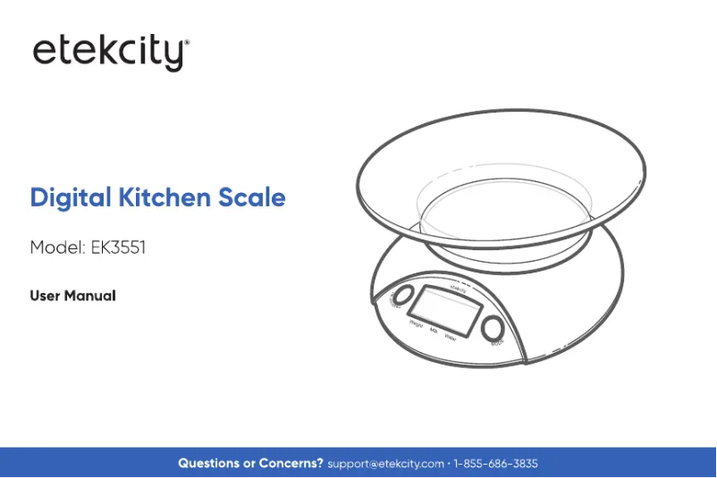 Página 1 del manual Manual de usuario Etekcity EK5250