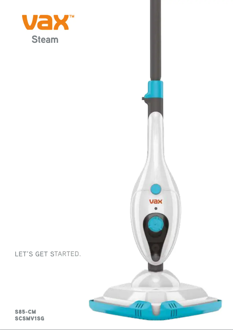 Página 1 del manual Manual de usuario Vax Steam SCSMV1SG