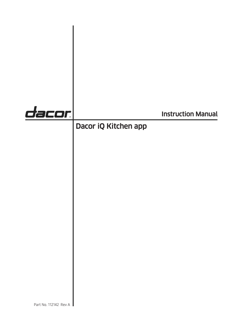 Page n°1 - Manuel utilisateur Dacor MRV3015S