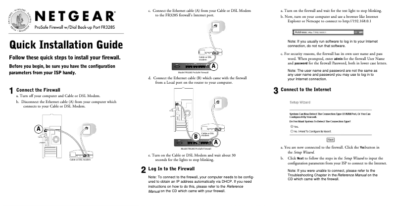 Page n°1 - Fiche technique Netgear FR328S