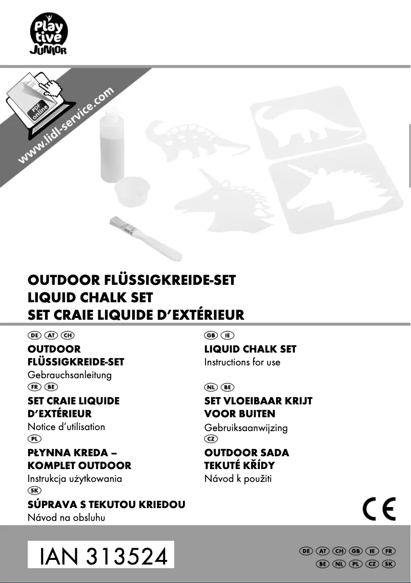 Page 1 de la notice Manuel utilisateur Playtive IAN 313524
