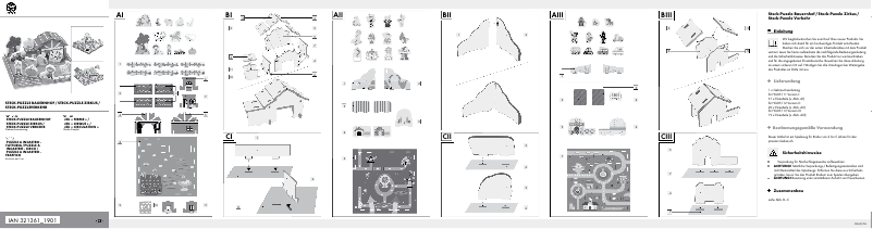 Page 1 de la notice Manuel utilisateur Playtive IAN 321361