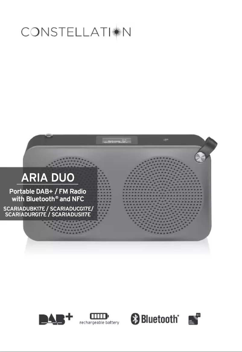 Image de la première page du manuel de l'appareil SCARIADUSI17E