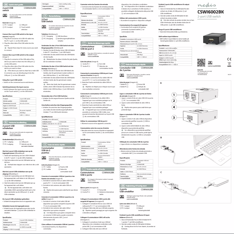 Image de la première page du manuel de l'appareil CSWI6002BK