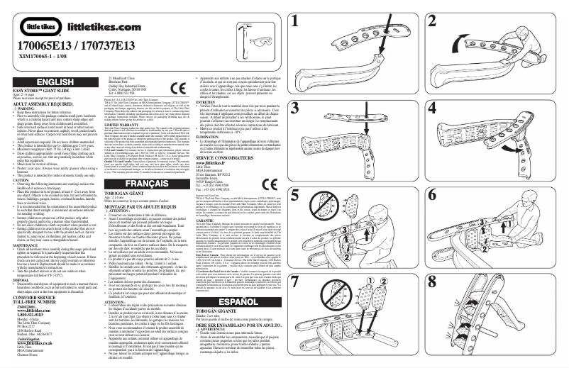 Image de la première page du manuel de l'appareil 170737E13
