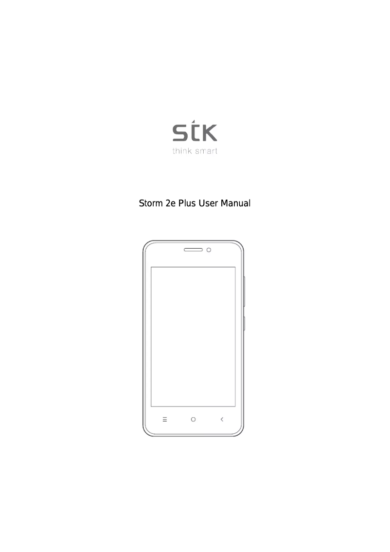 Page 1 de la notice Manuel utilisateur STK Storm 2e Plus