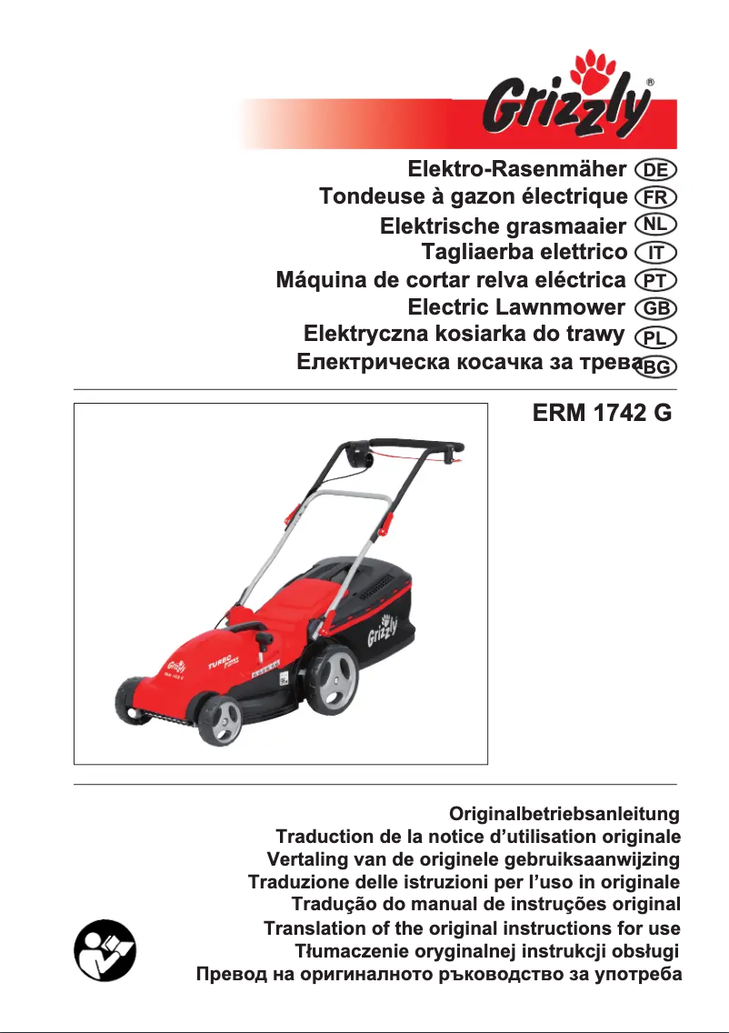 Página 1 del manual Manual de usuario Grizzly ERM 1742 G