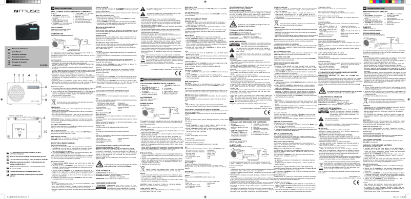 Image de la première page du manuel de l'appareil M-100 DB