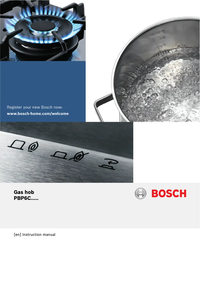Página 1 del manual Manual de usuario Bosch PBP6C5B60M