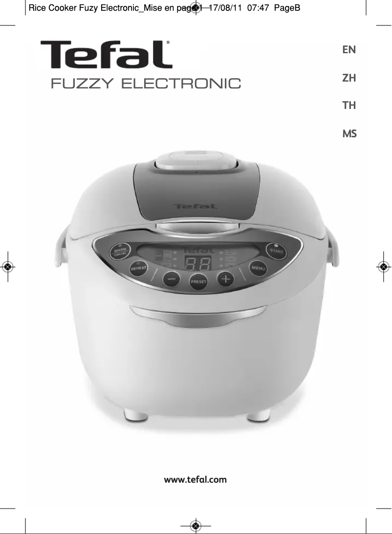 Image de la première page du manuel de l'appareil Fuzzy Eectronic RK703170