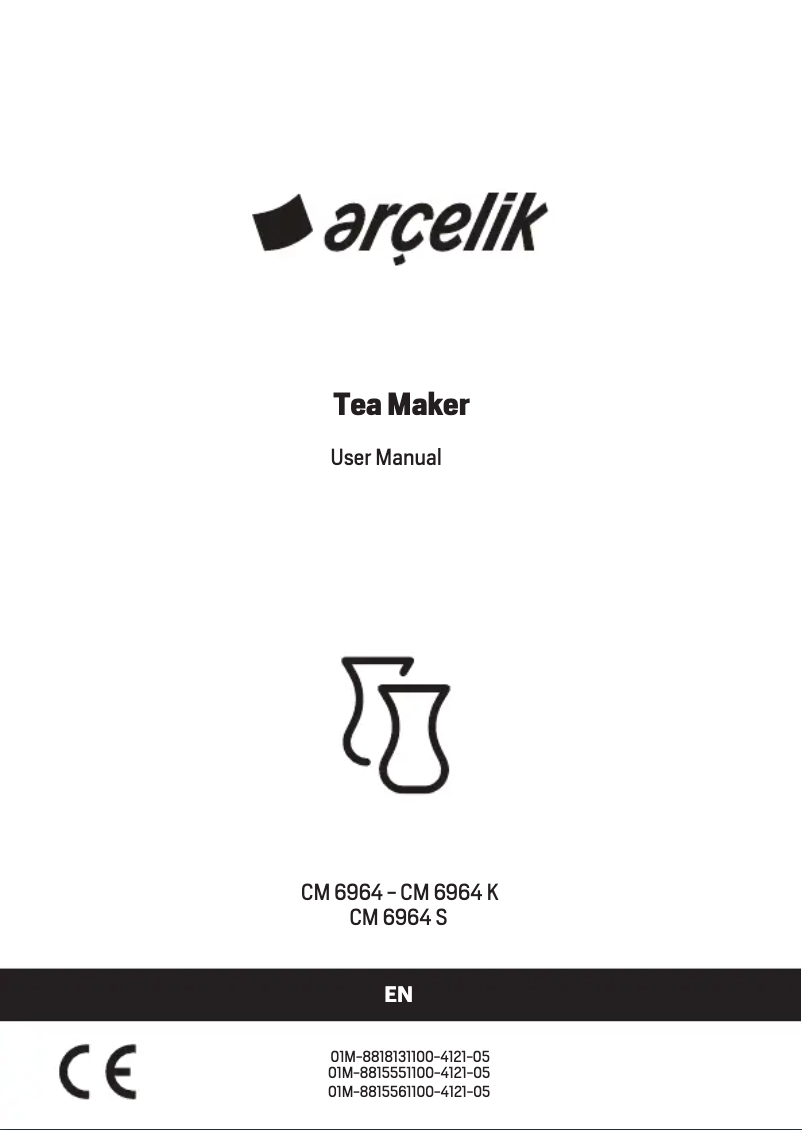 Image de la première page du manuel de l'appareil CM 6964 K