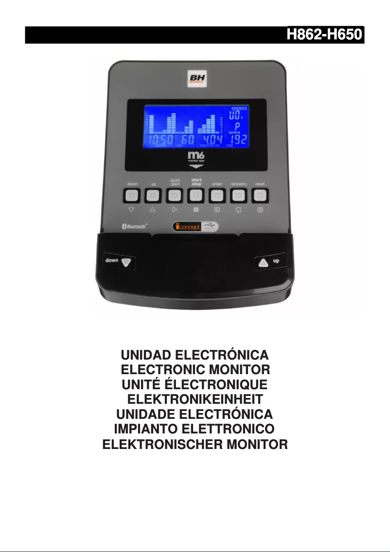 Page 1 de la notice Manuel utilisateur BH Fitness H650