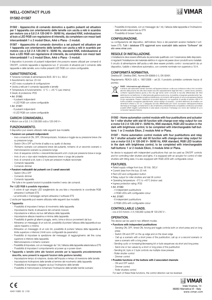 Image de la première page du manuel de l'appareil 01587