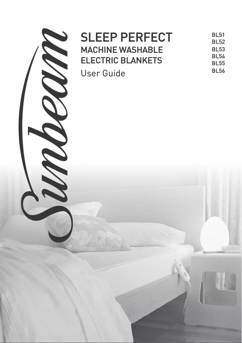 Página 1 del manual Manual de usuario Sunbeam Sleep Perfect BL5681