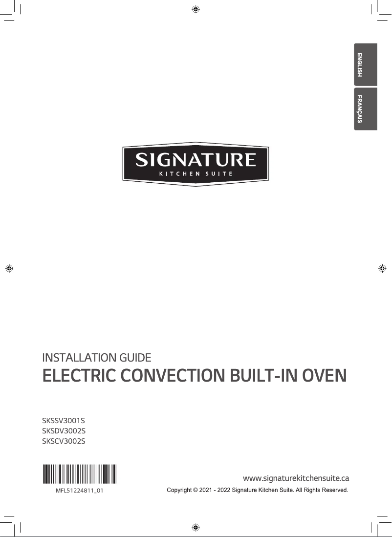 Page 1 de la notice Manuel utilisateur Signature SKSDV3002S