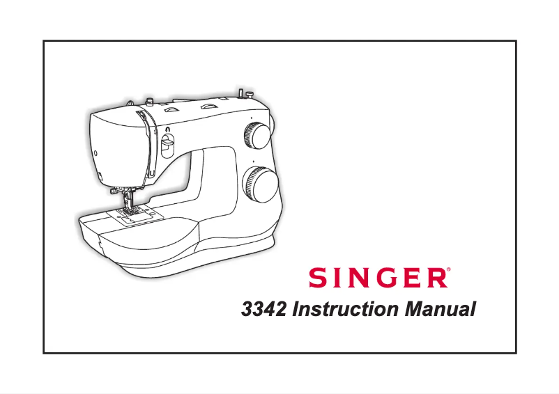 Page 1 de la notice Manuel utilisateur Singer 3342