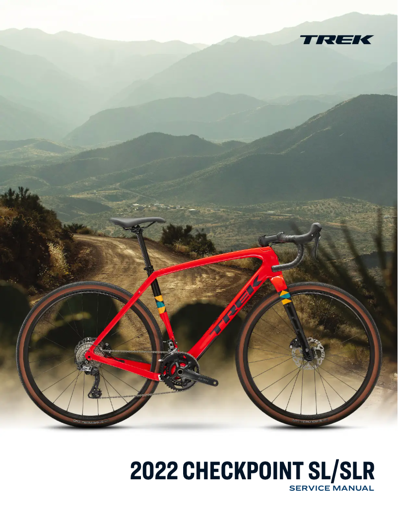 Page 1 de la notice Manuel d'utilisation et d'entretien Trek Checkpoint SL