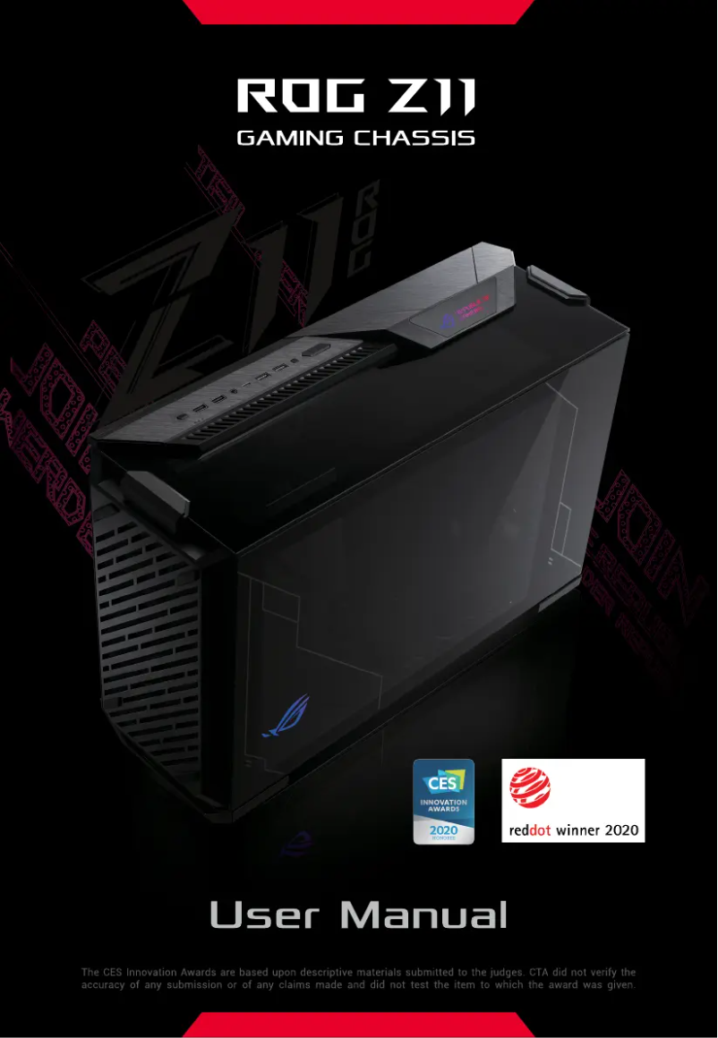 Page 1 de la notice Manuel utilisateur Asus ROG Z11