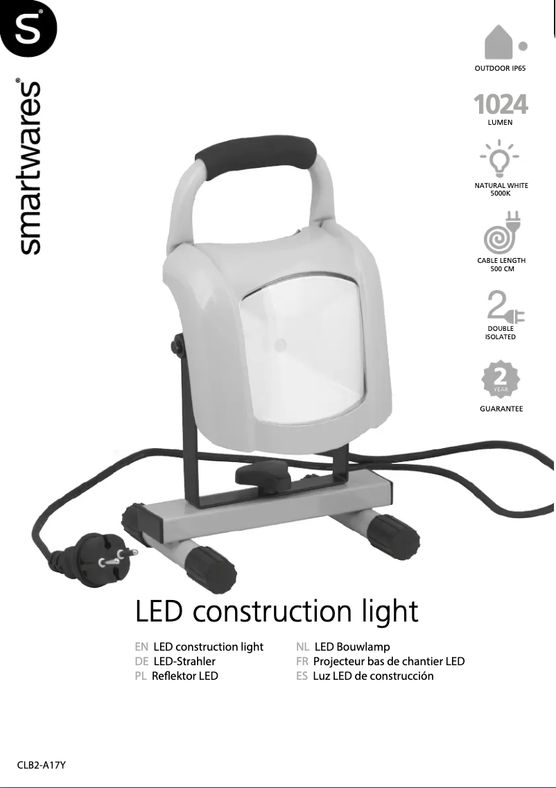Page 1 de la notice Manuel utilisateur Smartwares 10.021.03
