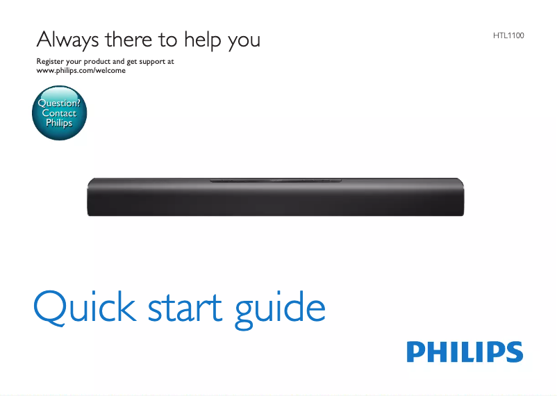 Image de la première page du manuel de l'appareil HTL1100