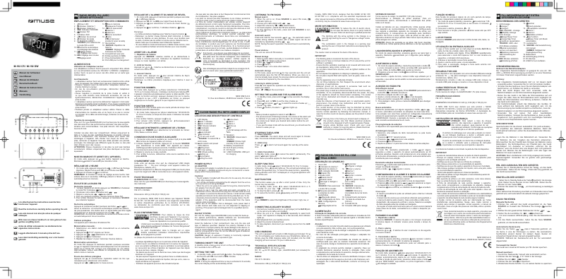 Page 1 de la notice Manuel utilisateur Muse M-192 CR