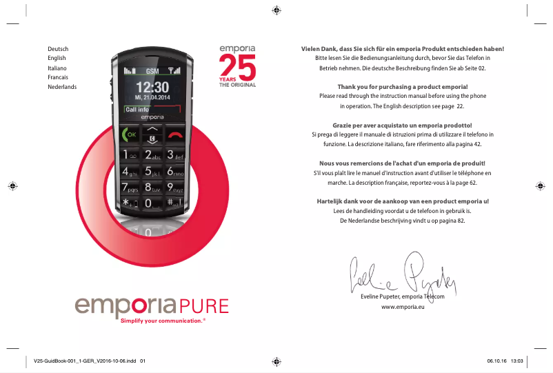 Page n°1 - Manuel utilisateur BeBook Pure