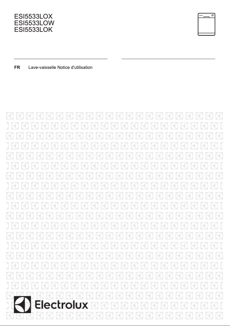 Image de la première page du manuel de l'appareil ESI5533LOK