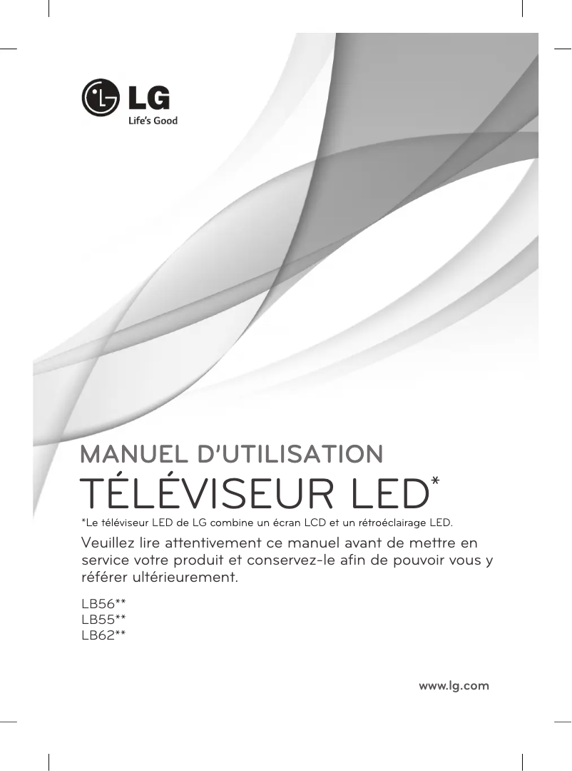 Page 1 de la notice Manuel utilisateur LG 47LB5610-TC