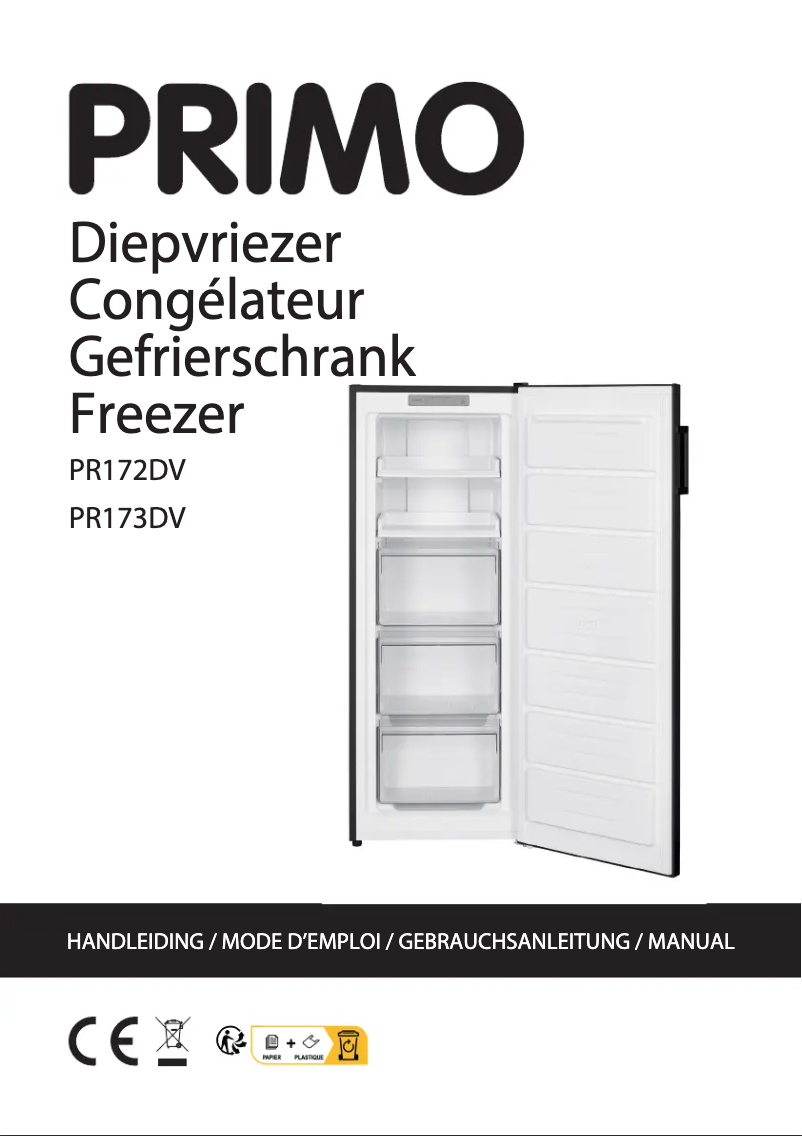 Image de la première page du manuel de l'appareil PR172DV