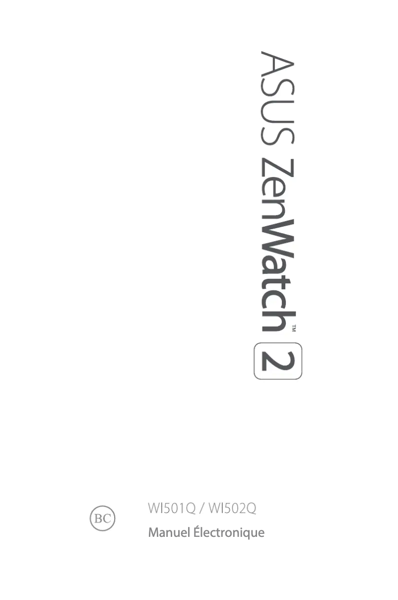 Image de la première page du manuel de l'appareil WI502Q