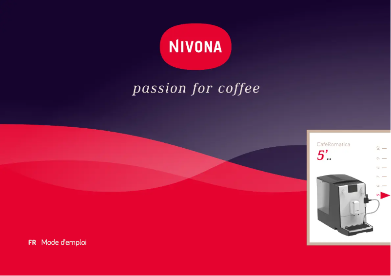 Imagen de la primera página del manual del dispositivo CafeRomatica NICR 560