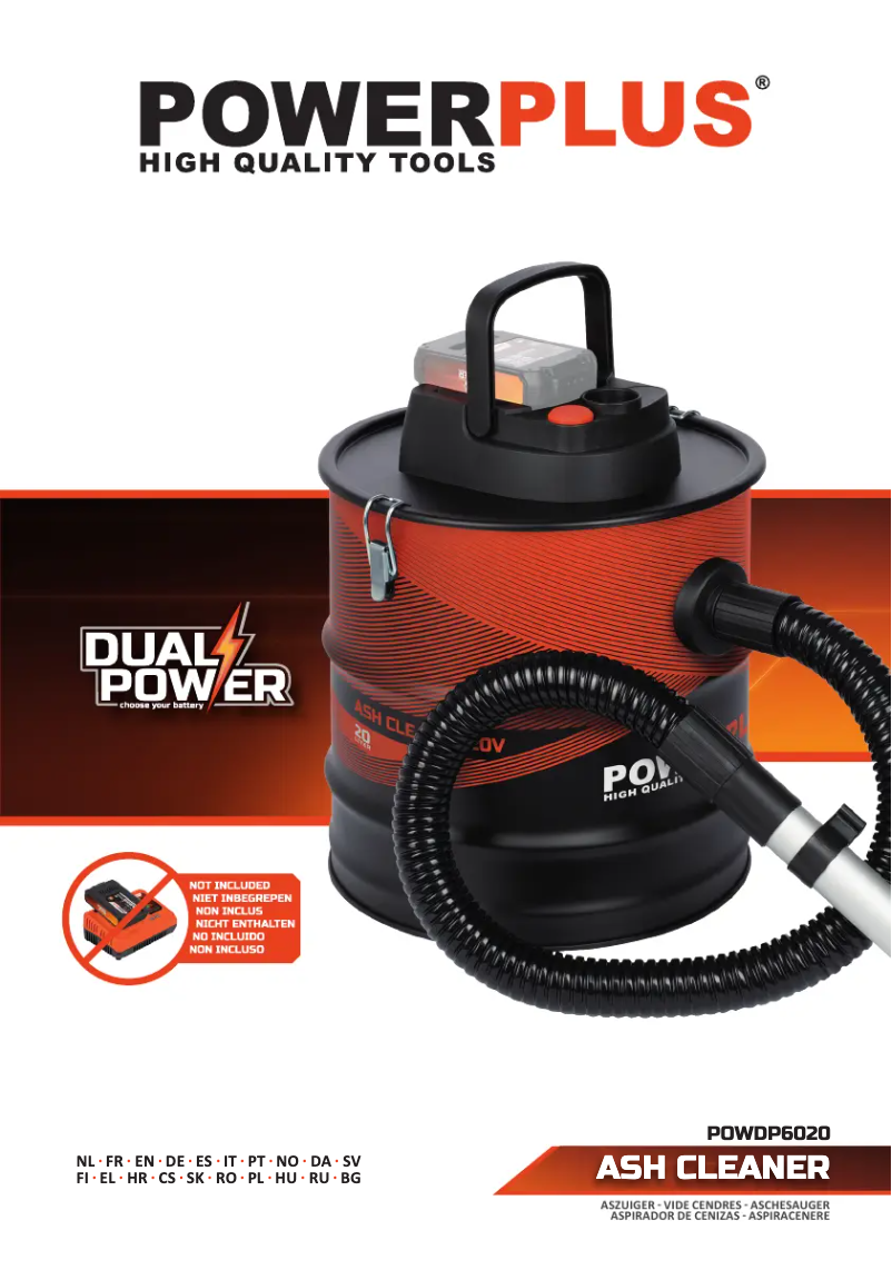 Page 1 de la notice Manuel utilisateur PowerPlus POWDP6020