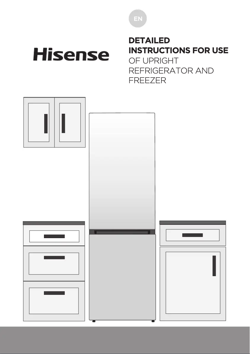Page 1 de la notice Manuel utilisateur Hisense RB388N4AW10UK
