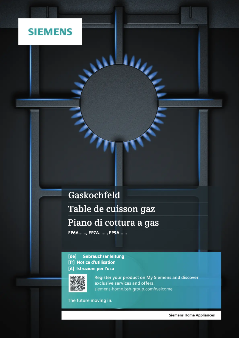 Page n°1 - Manuel utilisateur Siemens EP6A6PB90