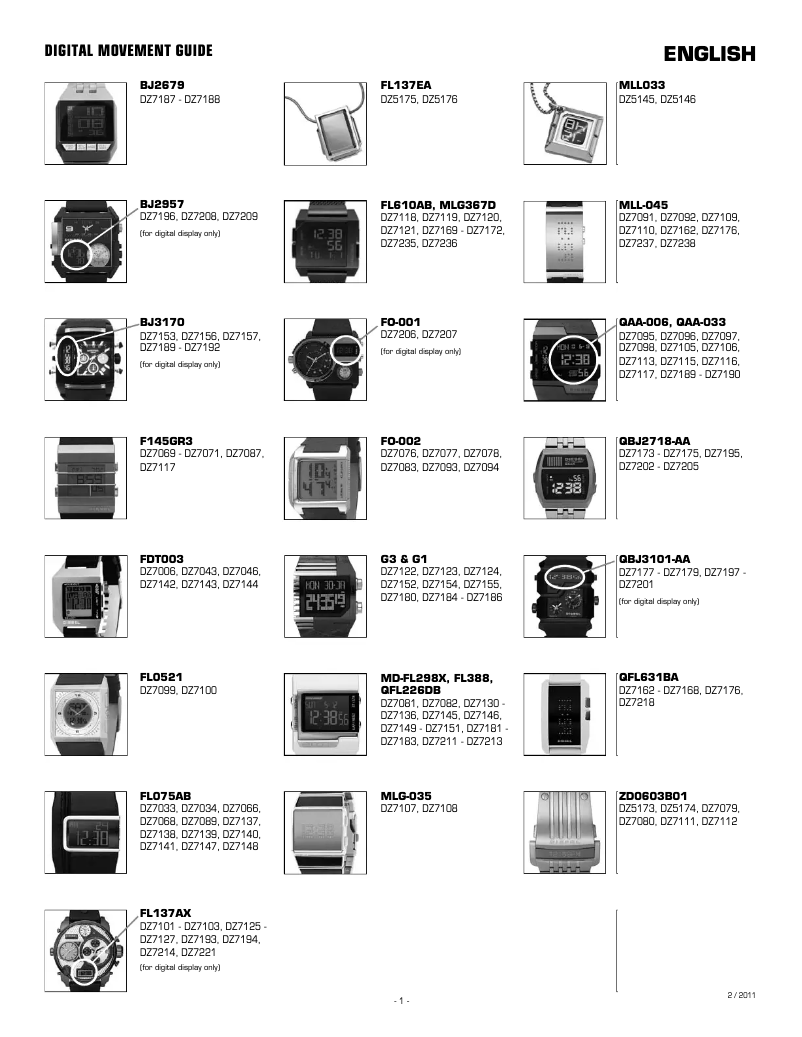 Image de la première page du manuel de l'appareil DZ7237