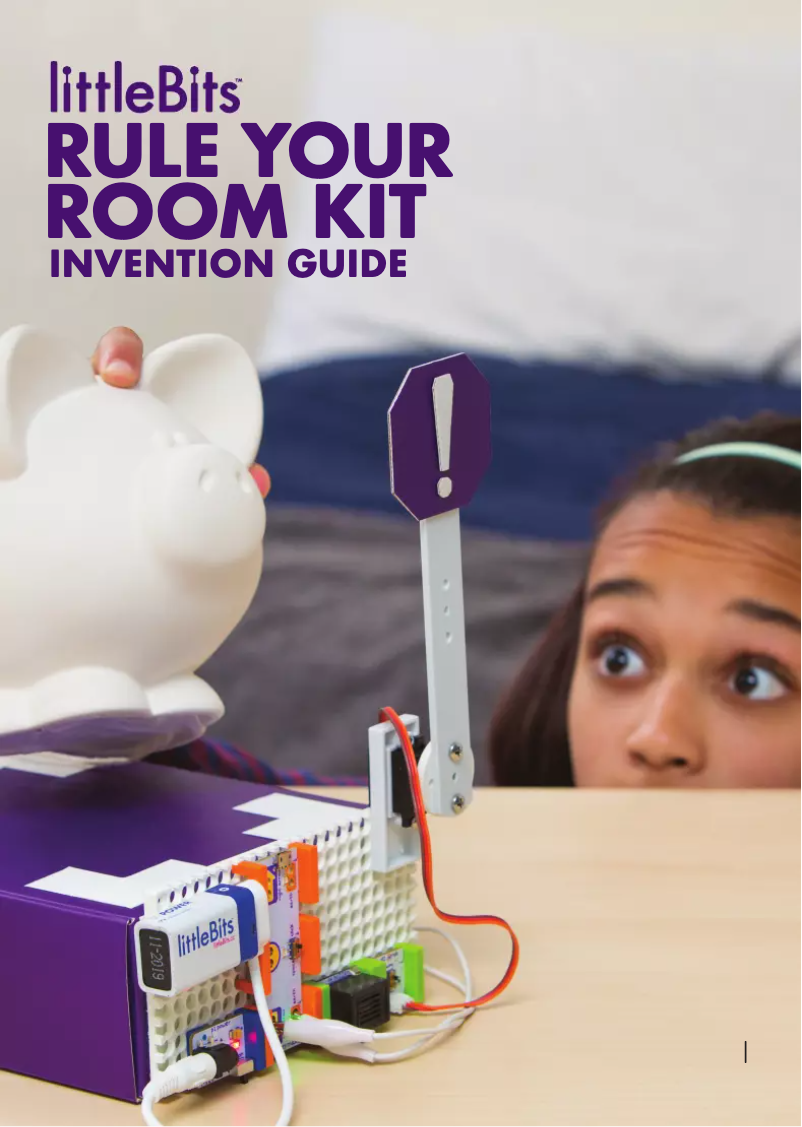 Page 1 de la notice Manuel utilisateur littleBits Rule Your Room Kit